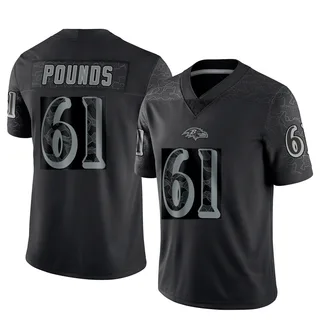 Diego Pounds Baltimore Ravens Youth Limited Reflective Nike Jersey - Black