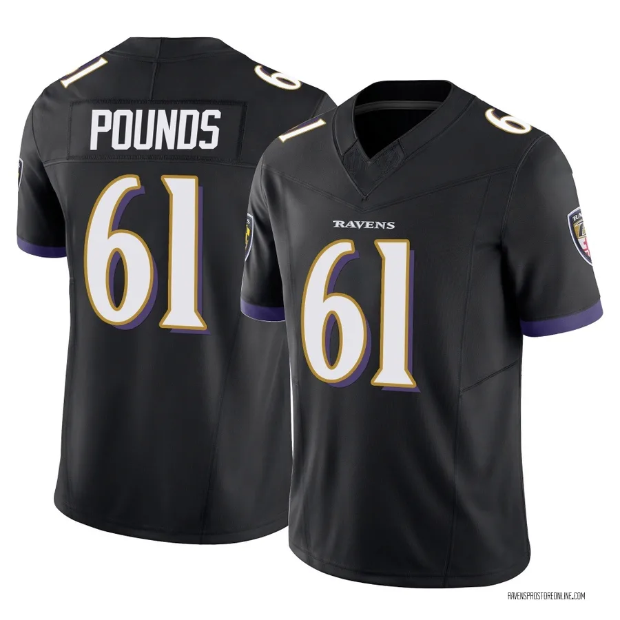 Diego Pounds Baltimore Ravens Youth Limited Vapor F.U.S.E. Nike Jersey - Black