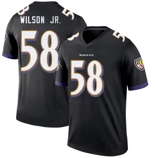 Dion Wilson Jr. Baltimore Ravens Youth Legend Nike Jersey - Black