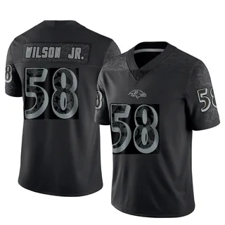Dion Wilson Jr. Baltimore Ravens Youth Limited Reflective Nike Jersey - Black