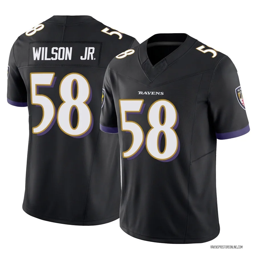 Dion Wilson Jr. Baltimore Ravens Youth Limited Vapor F.U.S.E. Nike Jersey - Black