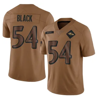 Diwun Black Baltimore Ravens Men's Limited Brown 2023 Salute To Service Nike Jersey - Black