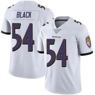 Diwun Black Baltimore Ravens Men's Limited Vapor Untouchable Nike Jersey - White