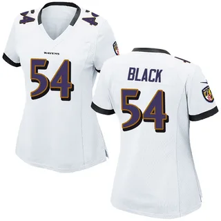 Diwun Black Baltimore Ravens Women's Game Nike Jersey - White