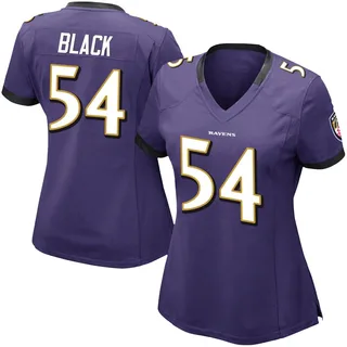 Diwun Black Baltimore Ravens Women's Limited Team Color Vapor Untouchable Nike Jersey - Purple