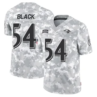 Diwun Black Baltimore Ravens Youth Limited Arctic Camo 2024 Salute to Service Nike Jersey - Black