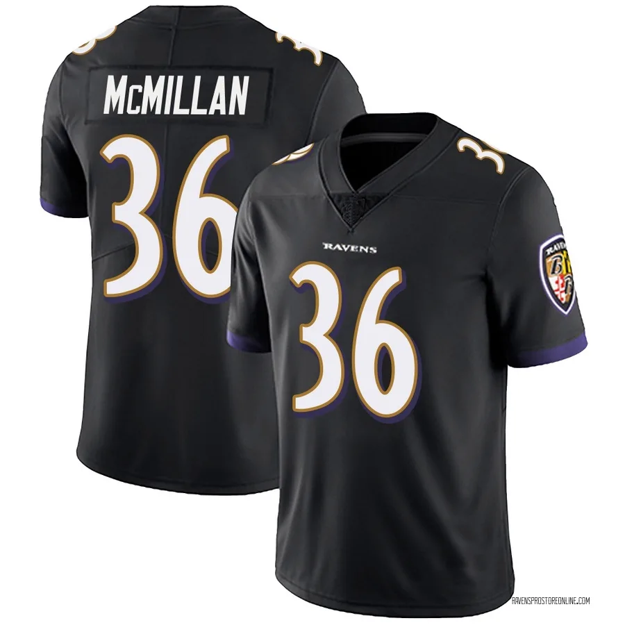 Dontae McMillan Baltimore Ravens Youth Limited Alternate Vapor Untouchable Nike Jersey - Black