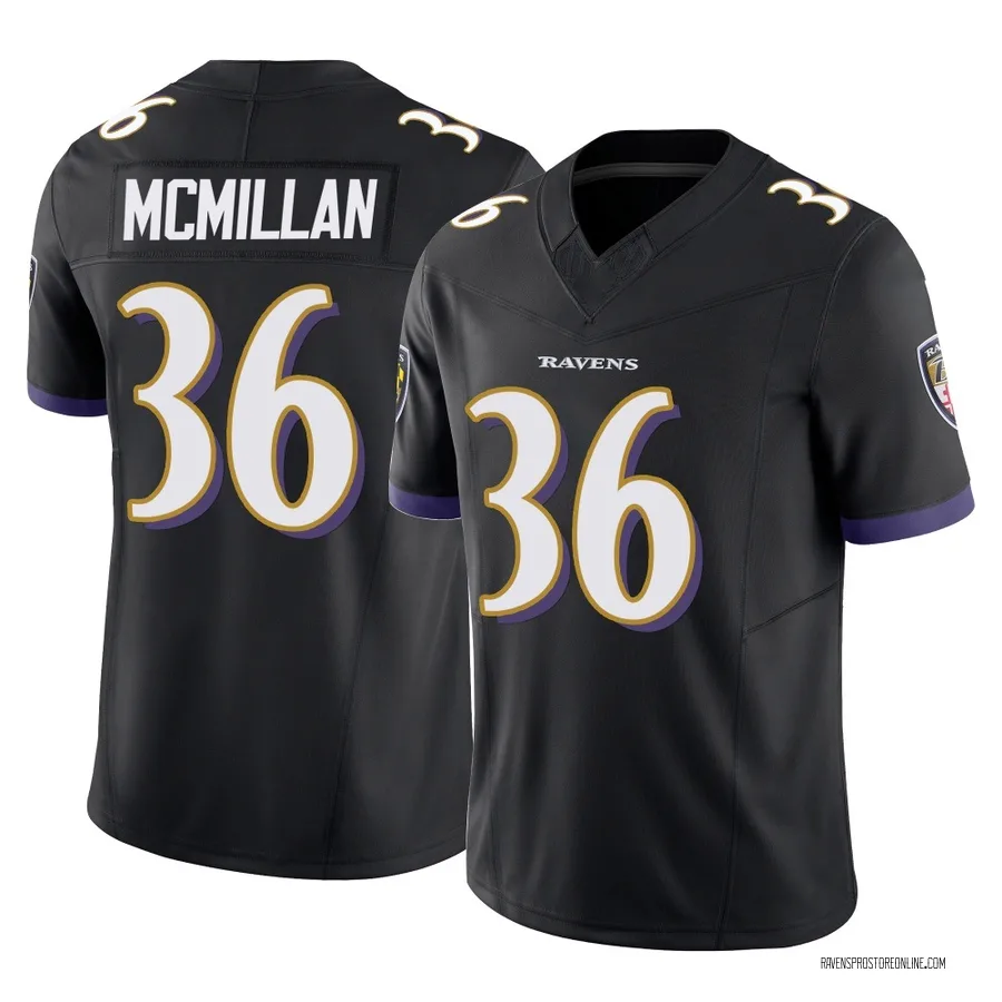 Dontae McMillan Baltimore Ravens Youth Limited Vapor F.U.S.E. Nike Jersey - Black