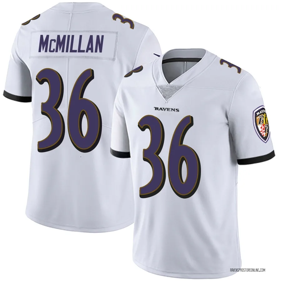 Dontae McMillan Baltimore Ravens Youth Limited Vapor Untouchable Nike Jersey - White