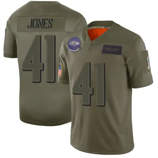 Dre'Mont Jones Baltimore Ravens Men's Limited 2019 Salute to Service Nike Jersey - Camo