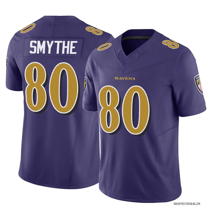 Durham Smythe Baltimore Ravens Men's Limited Vapor F.U.S.E. Nike Jersey - Purple