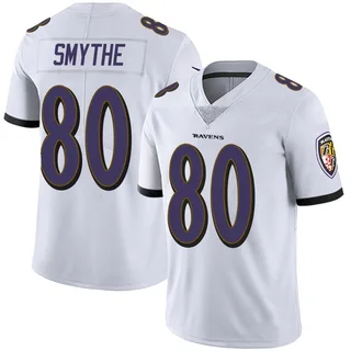 Durham Smythe Baltimore Ravens Men's Limited Vapor Untouchable Nike Jersey - White
