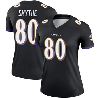 Durham Smythe Baltimore Ravens Women's Legend Nike Jersey - Black