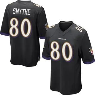 Durham Smythe Baltimore Ravens Youth Game Nike Jersey - Black
