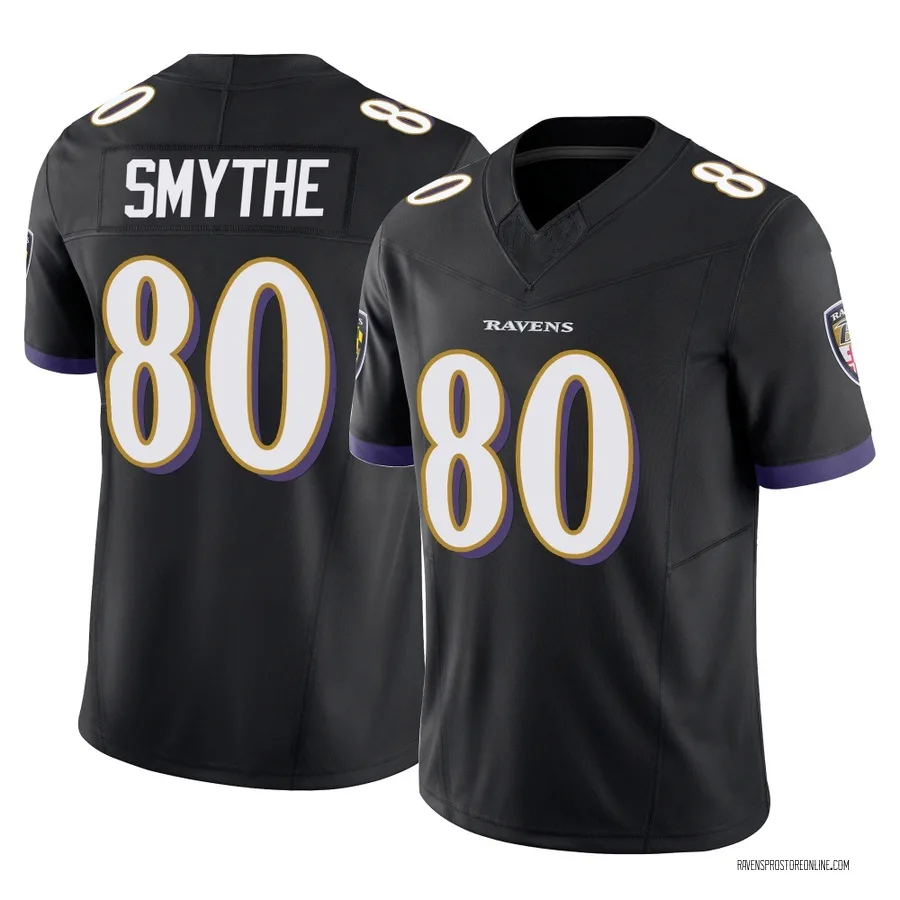 Durham Smythe Baltimore Ravens Youth Limited Vapor F.U.S.E. Nike Jersey - Black