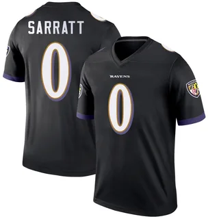 Elijah Sarratt Baltimore Ravens Youth Legend Nike Jersey - Black