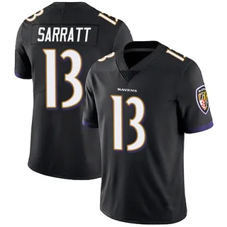 Elijah Sarratt Baltimore Ravens Youth Limited Alternate Vapor Untouchable Nike Jersey - Black
