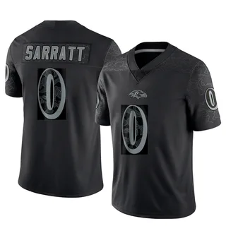 Elijah Sarratt Baltimore Ravens Youth Limited Reflective Nike Jersey - Black