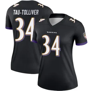 Elijah Tau-Tolliver Baltimore Ravens Women's Legend Nike Jersey - Black