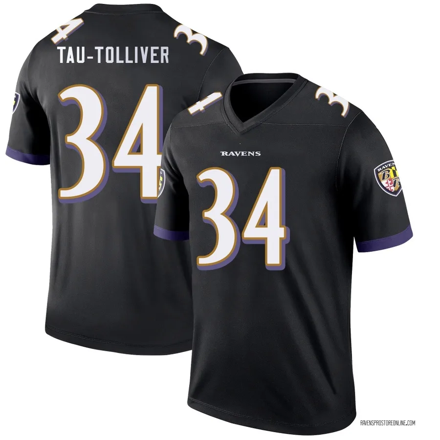 Elijah Tau-Tolliver Baltimore Ravens Youth Legend Nike Jersey - Black