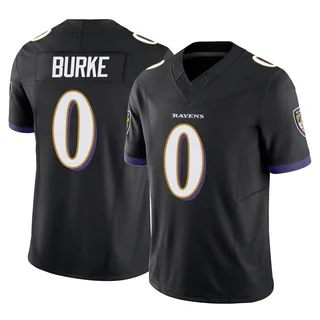 Ethan Burke Baltimore Ravens Youth Limited Vapor F.U.S.E. Nike Jersey - Black