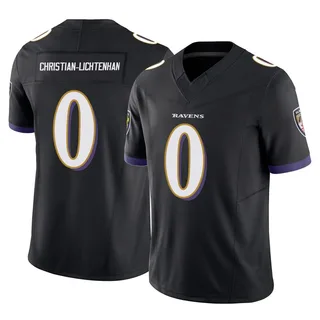 Gerad Christian-Lichtenhan Baltimore Ravens Men's Limited Vapor F.U.S.E. Nike Jersey - Black