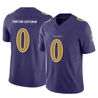 Gerad Christian-Lichtenhan Baltimore Ravens Men's Limited Vapor F.U.S.E. Nike Jersey - Purple