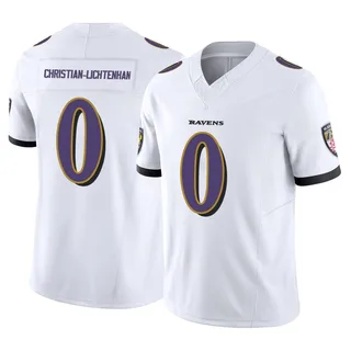 Gerad Christian-Lichtenhan Baltimore Ravens Men's Limited Vapor F.U.S.E. Nike Jersey - White