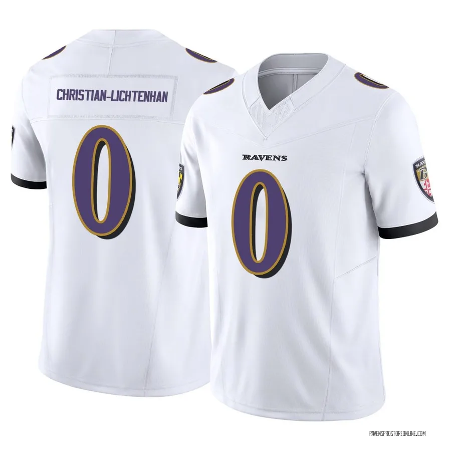 Gerad Christian-Lichtenhan Baltimore Ravens Men's Limited Vapor F.U.S.E. Nike Jersey - White
