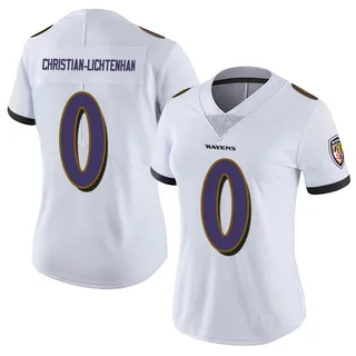 Gerad Christian-Lichtenhan Baltimore Ravens Women's Limited Vapor Untouchable Nike Jersey - White