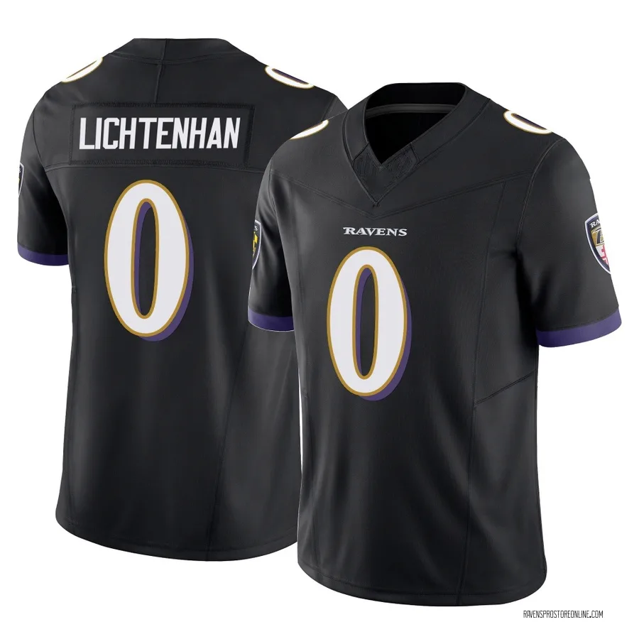 Gerad Lichtenhan Baltimore Ravens Men's Limited Vapor F.U.S.E. Nike Jersey - Black