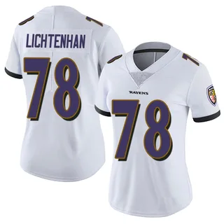 Gerad Lichtenhan Baltimore Ravens Women's Limited Vapor Untouchable Nike Jersey - White