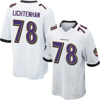 Gerad Lichtenhan Baltimore Ravens Youth Game Nike Jersey - White