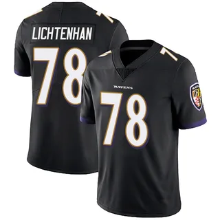 Gerad Lichtenhan Baltimore Ravens Youth Limited Alternate Vapor Untouchable Nike Jersey - Black