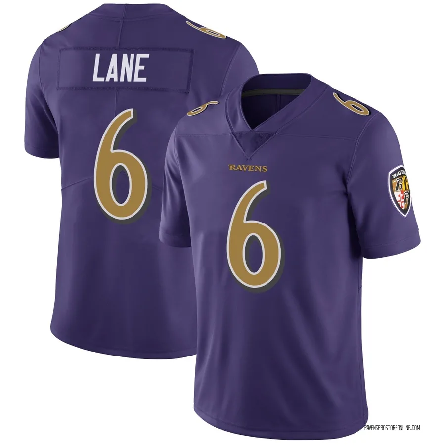 Ja'Kobi Lane Baltimore Ravens Men's Limited Color Rush Vapor Untouchable Nike Jersey - Purple