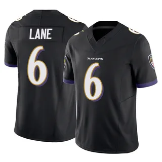 Ja'Kobi Lane Baltimore Ravens Men's Limited Vapor F.U.S.E. Nike Jersey - Black