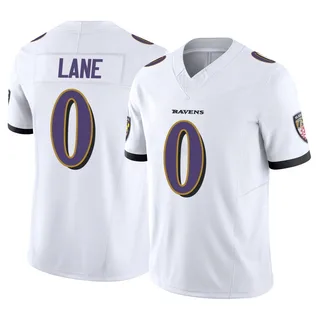 Ja'Kobi Lane Baltimore Ravens Men's Limited Vapor F.U.S.E. Nike Jersey - White
