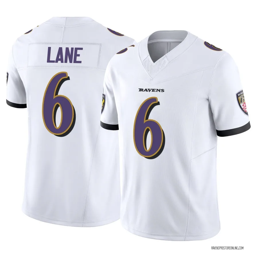 Ja'Kobi Lane Baltimore Ravens Men's Limited Vapor F.U.S.E. Nike Jersey - White
