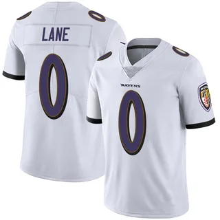 Ja'Kobi Lane Baltimore Ravens Men's Limited Vapor Untouchable Nike Jersey - White