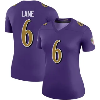 Ja'Kobi Lane Baltimore Ravens Women's Color Rush Legend Nike Jersey - Purple