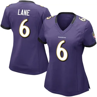 Ja'Kobi Lane Baltimore Ravens Women's Limited Team Color Vapor Untouchable Nike Jersey - Purple