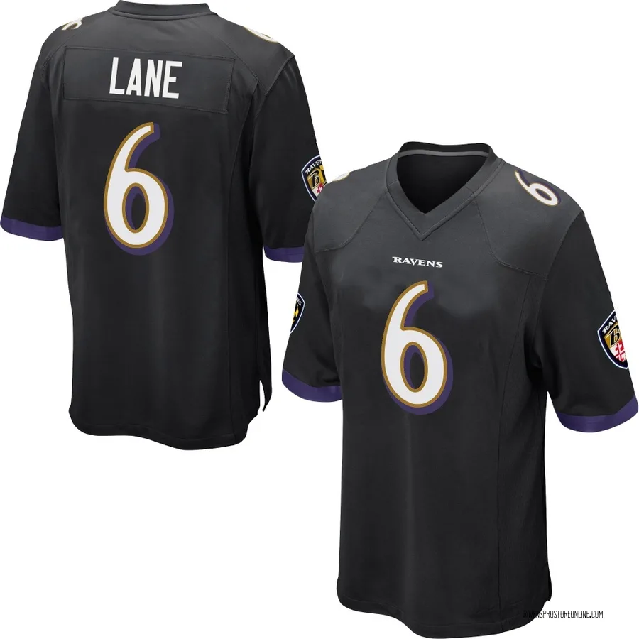 Ja'Kobi Lane Baltimore Ravens Youth Game Nike Jersey - Black