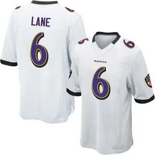 Ja'Kobi Lane Baltimore Ravens Youth Game Nike Jersey - White