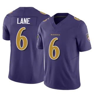 Ja'Kobi Lane Baltimore Ravens Youth Limited Vapor F.U.S.E. Nike Jersey - Purple