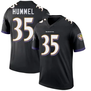 Jacob Hummel Baltimore Ravens Men's Legend Nike Jersey - Black
