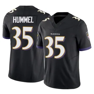 Jacob Hummel Baltimore Ravens Men's Limited Vapor F.U.S.E. Nike Jersey - Black