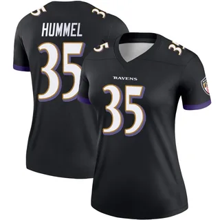 Jacob Hummel Baltimore Ravens Women's Legend Nike Jersey - Black