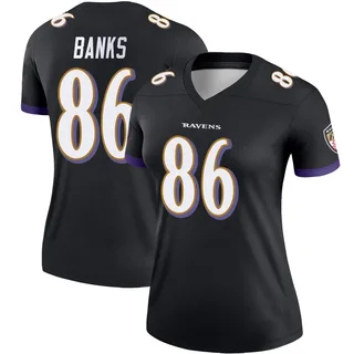 Jahmal Banks Baltimore Ravens Women's Legend Nike Jersey - Black