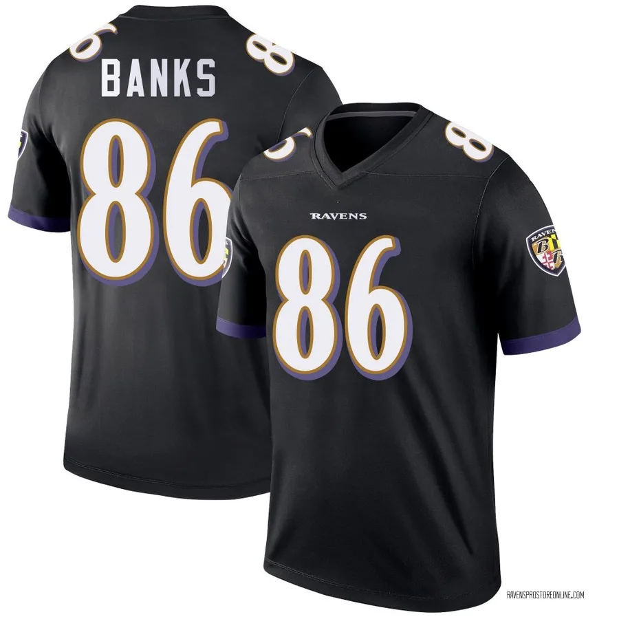 Jahmal Banks Baltimore Ravens Youth Legend Nike Jersey - Black
