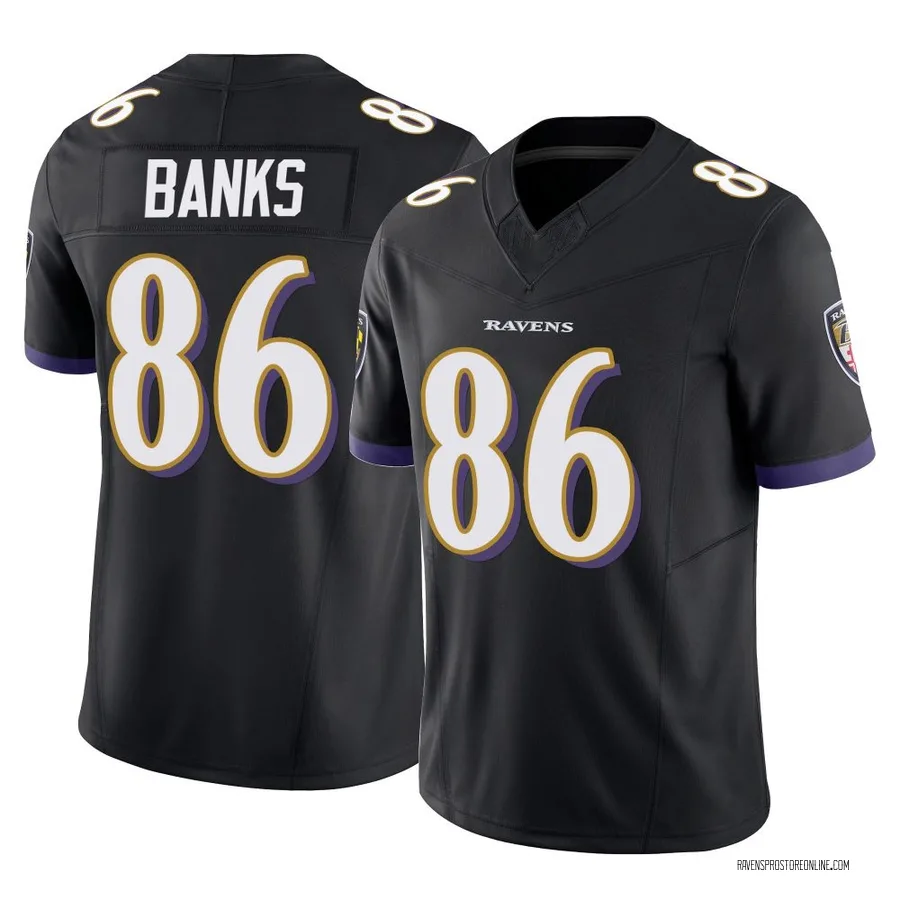 Jahmal Banks Baltimore Ravens Youth Limited Vapor F.U.S.E. Nike Jersey - Black